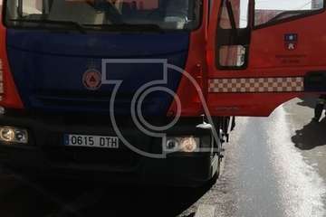 Incendio en la nave industrial de Martínez Cano en El Goro (Foto TA)